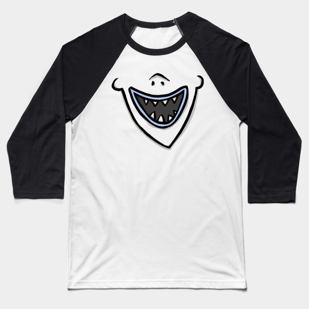 Lock Mask Baseball T-Shirt by kg07_shirts